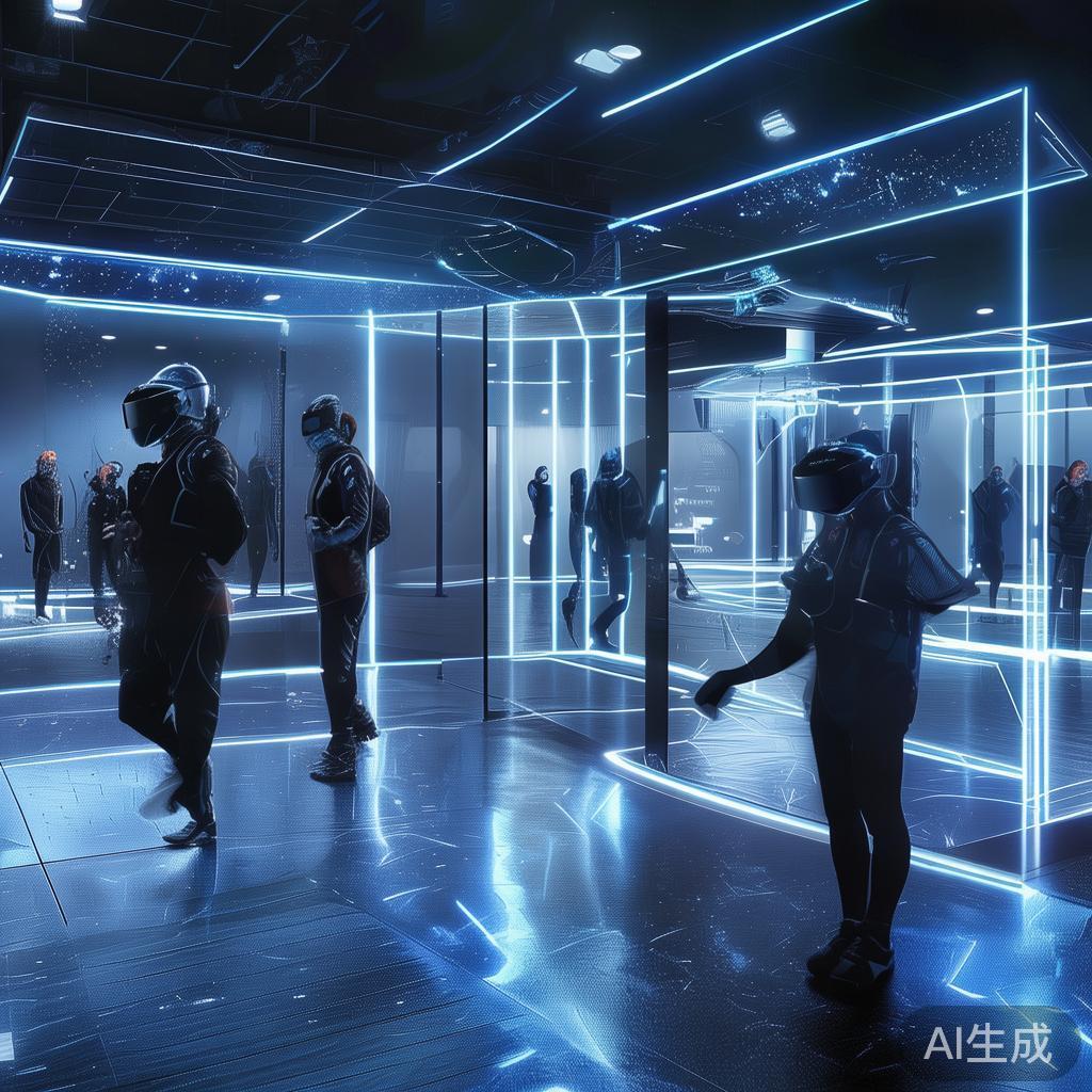 以某科技公司推出的虚拟运动场为例，该系统结合VR、