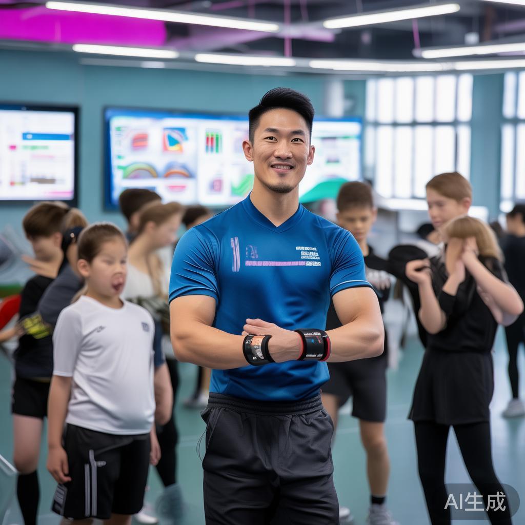 结合科技手段，张智博体育老师善于利用智能穿戴设备和